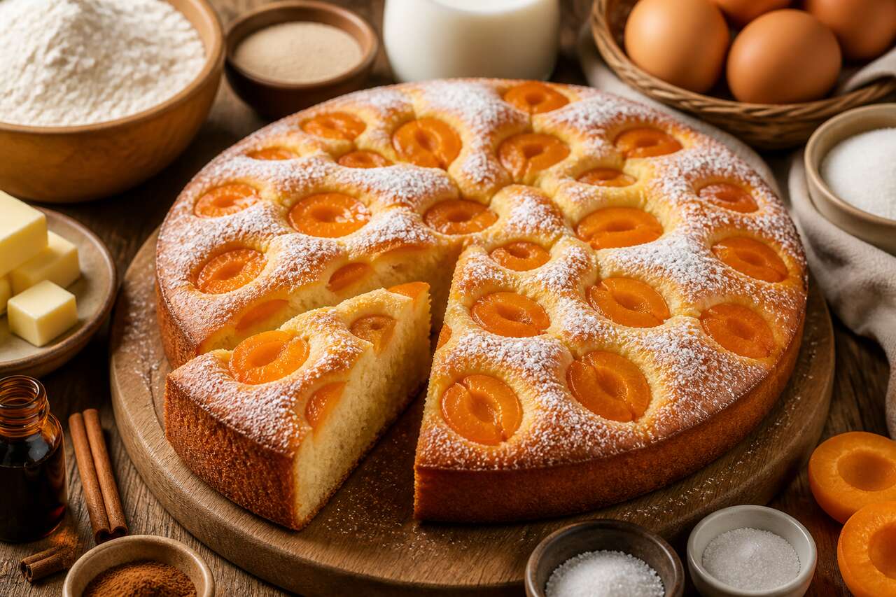 Recette du placek aux abricots : un gâteau polonais moelleux et fruité