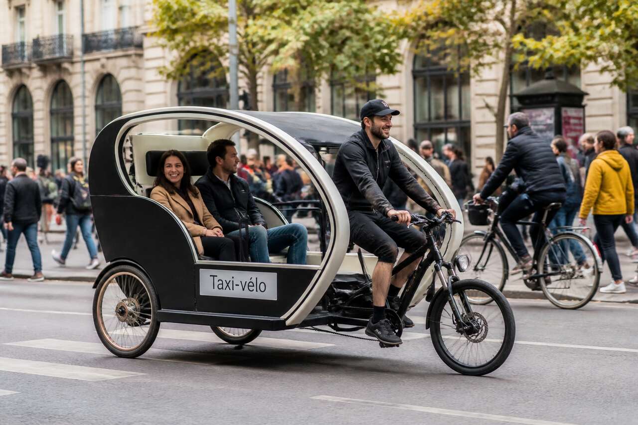 Les avantages du taxi-vélo en centre-ville