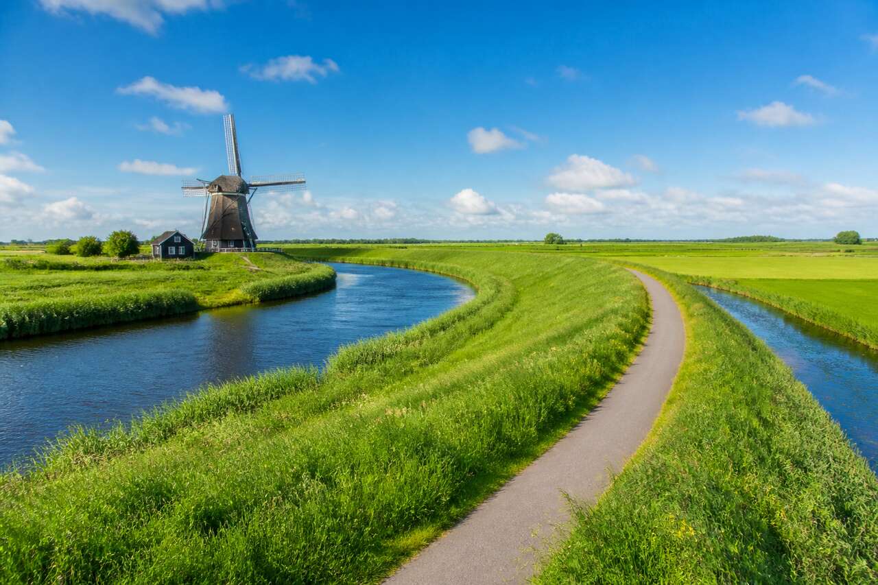 Marcher sur les sentiers des digues : explorez les polders et leur histoire