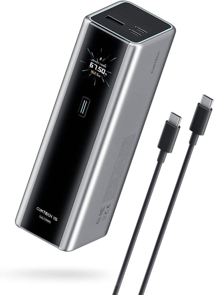 Test de la batterie externe CUKTECH 15 Ultra 140W : puissance et polyvalence