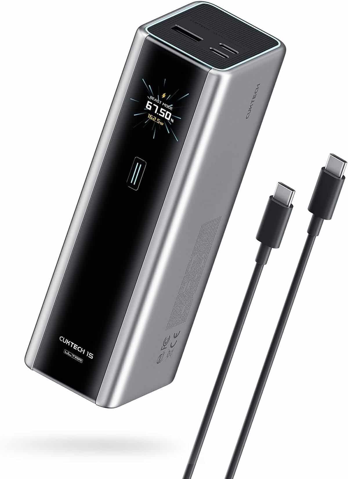 Test de la batterie externe CUKTECH 15 Ultra 140W : puissance et polyvalence