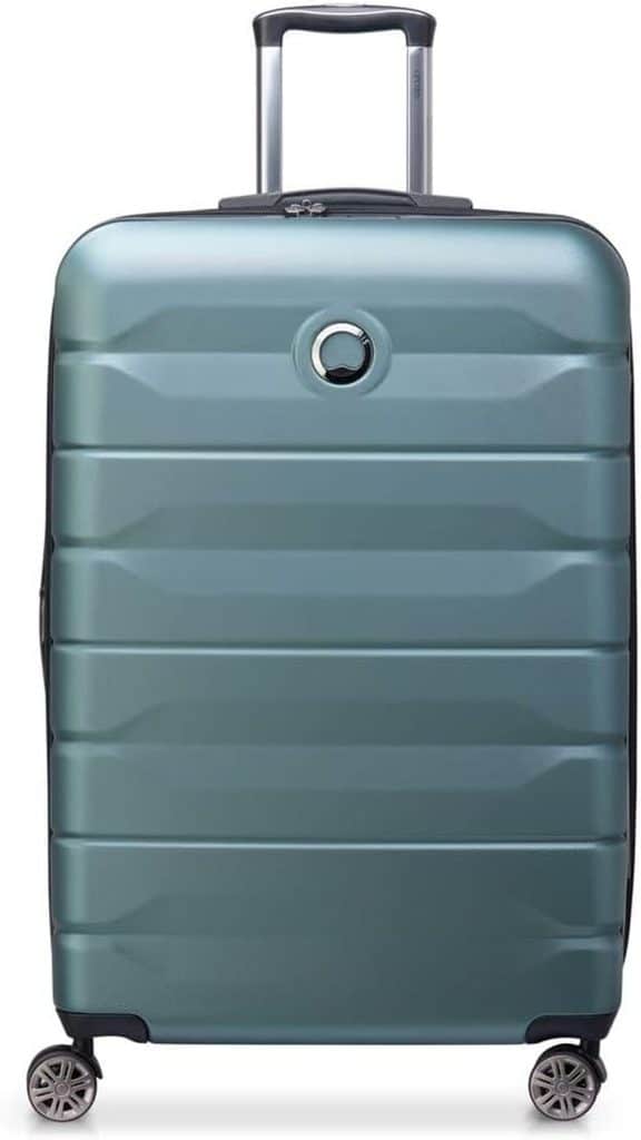 Test de la valise Delsey Paris Air Armour : grand format vert extensible