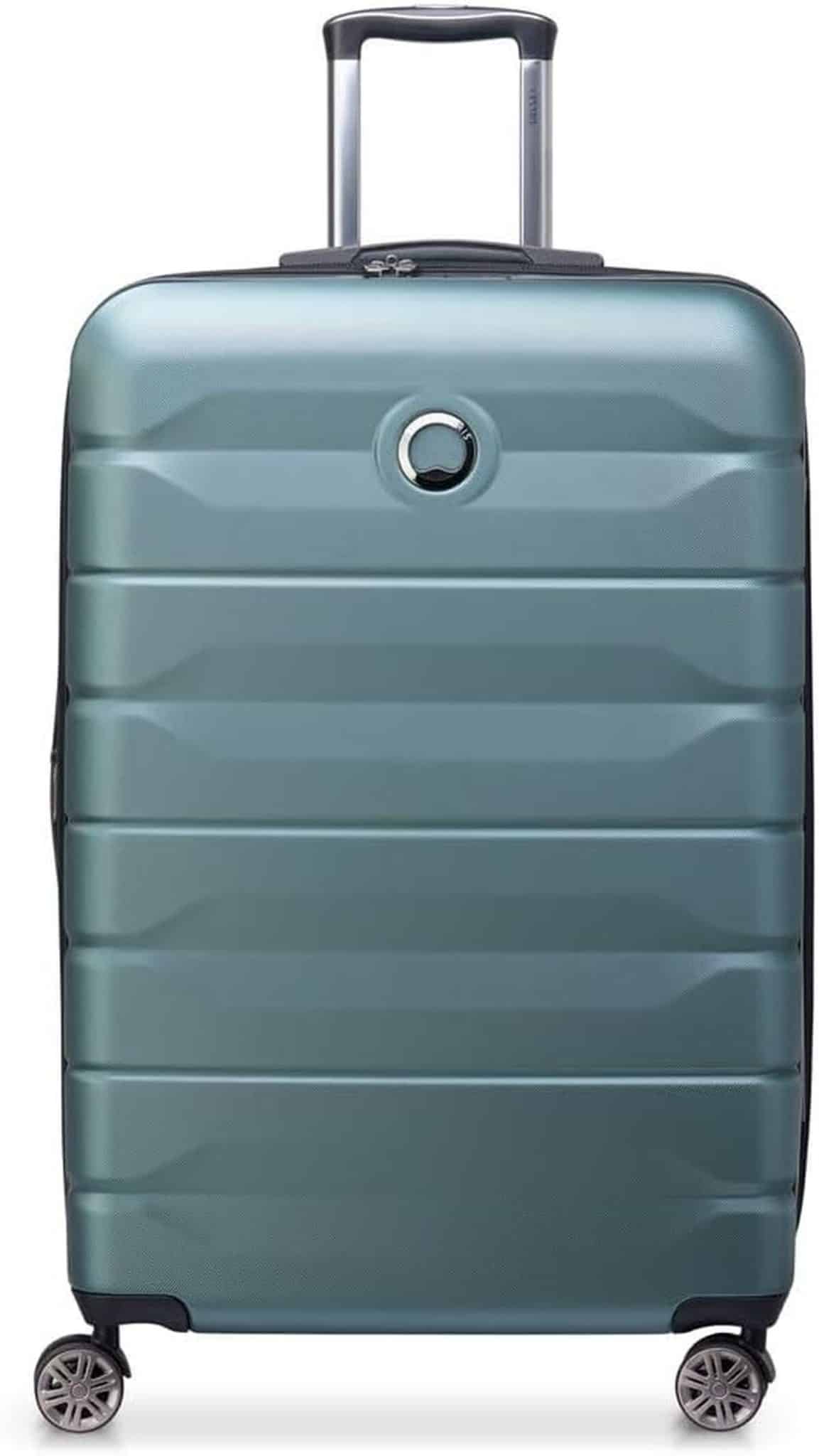 Test de la valise Delsey Paris Air Armour : grand format vert extensible