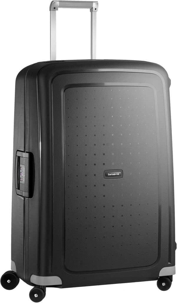 Test de la valise Samsonite S'Cure Spinner L 75 cm : noir et spacieuse