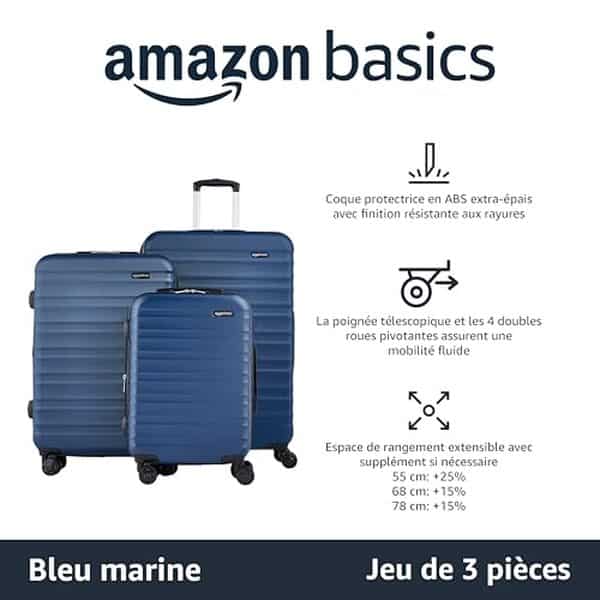 Découvrez notre test complet du set de valises rigides Amazon Basics : légèreté, résistance et rapport qualité-prix analysés en détail pour vos voyages.