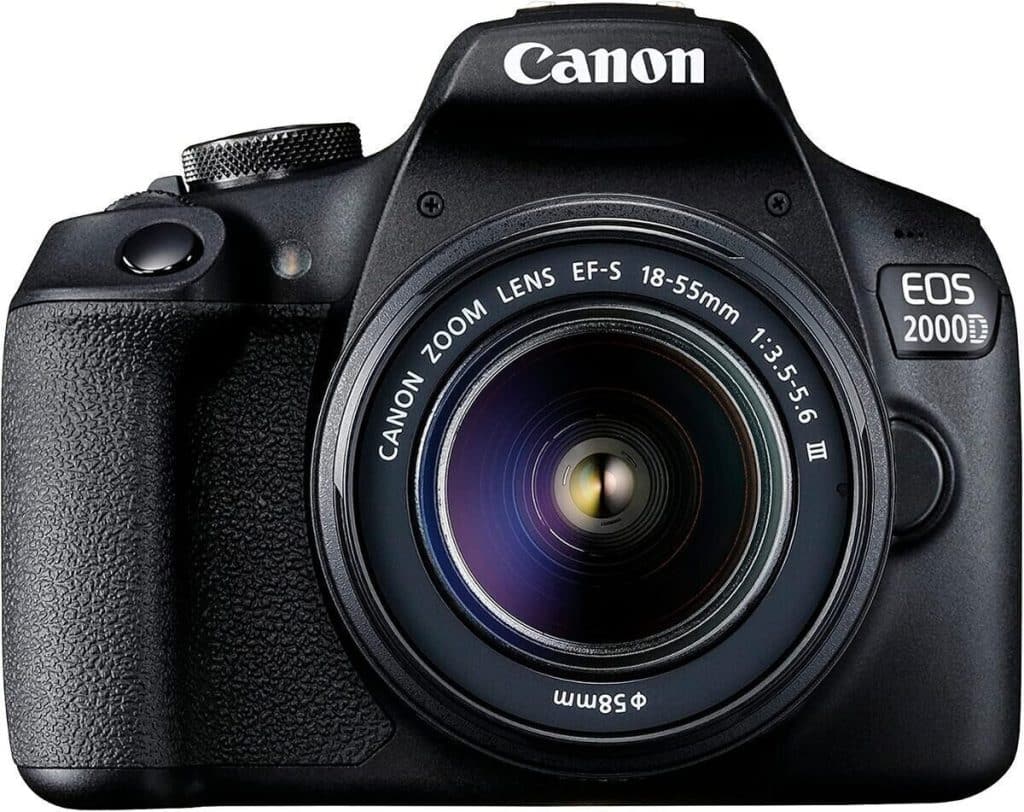 Test : canon EOS 2000D avec objectif EF-S 18-55 mm pour des photos époustouflantes