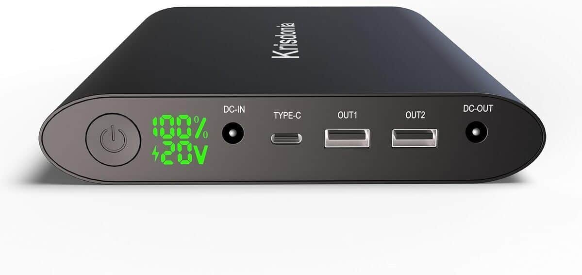 Test de la batterie externe Krisdonia 50000mAh : performance et polyvalence