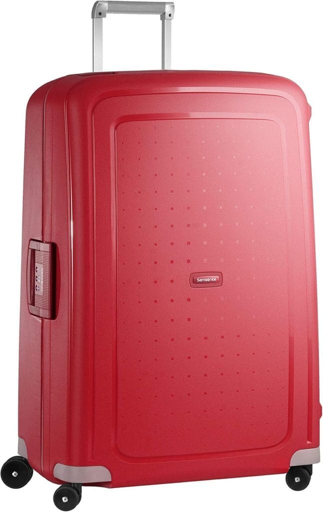 Test de la valise Samsonite S'Cure Spinner XL 138 l rouge