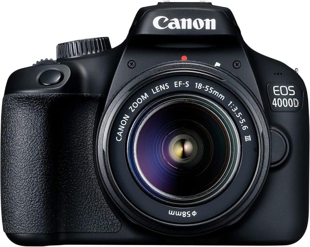 Test de l'appareil photo Canon EOS 4000D avec objectif EF-S 18-55 DCIII