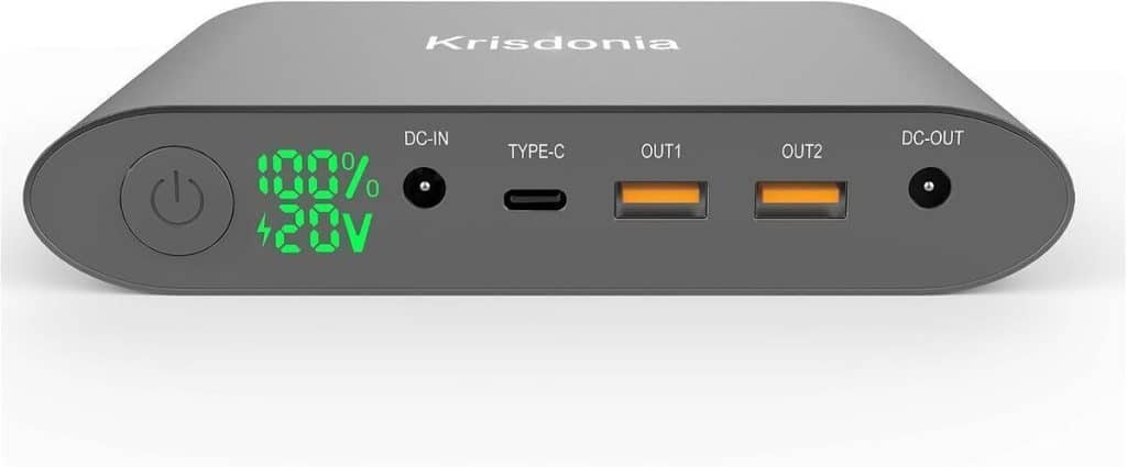 Test du chargeur portable Krisdonia 25000mAh : performance et polyvalence