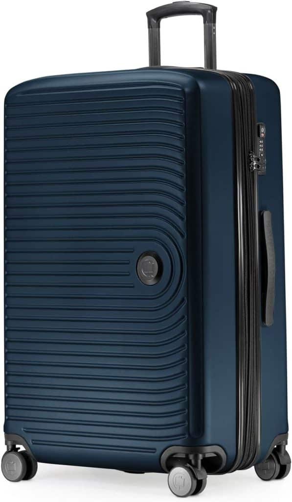 Test du Hauptstadtkoffer Mitte : l'ensemble de bagage 77 cm en bleu foncé