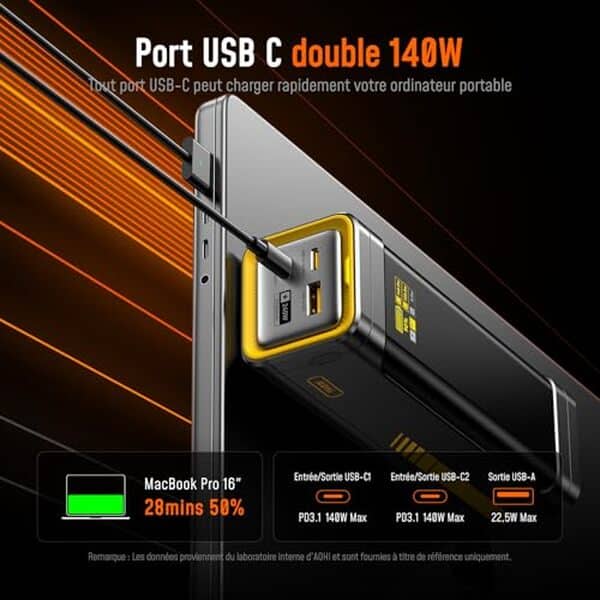 Découvrez notre test détaillé de la batterie externe AOHI 27600mAh : performances, rapidité de charge et fiabilité. Avis complet et honnête sur ce modèle haute capacité.