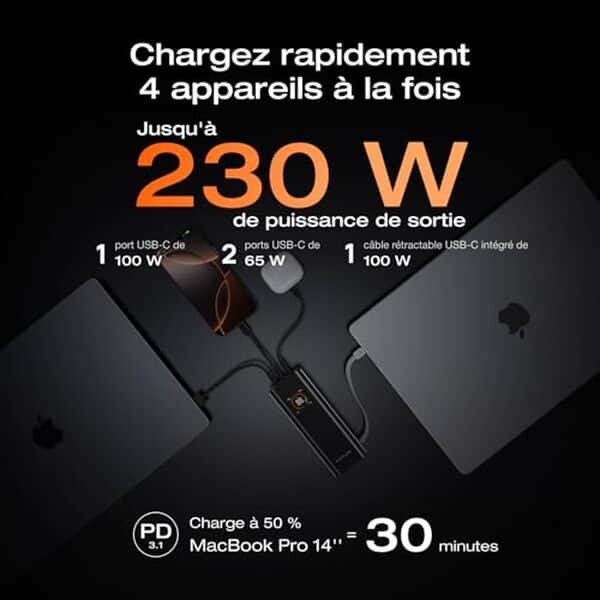 Découvrez notre test détaillé de la powerbank EcoFlow 20000mAh : performances, polyvalence et autonomie pour vos appareils mobiles.