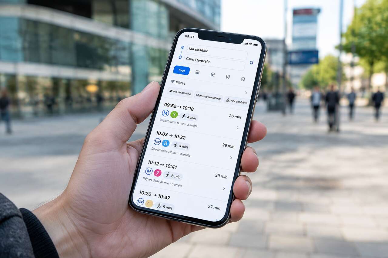 Planifier un itinéraire pas à pas: recherche, filtres et options Planifier un itinéraire pas à pas: recherche, filtres et options