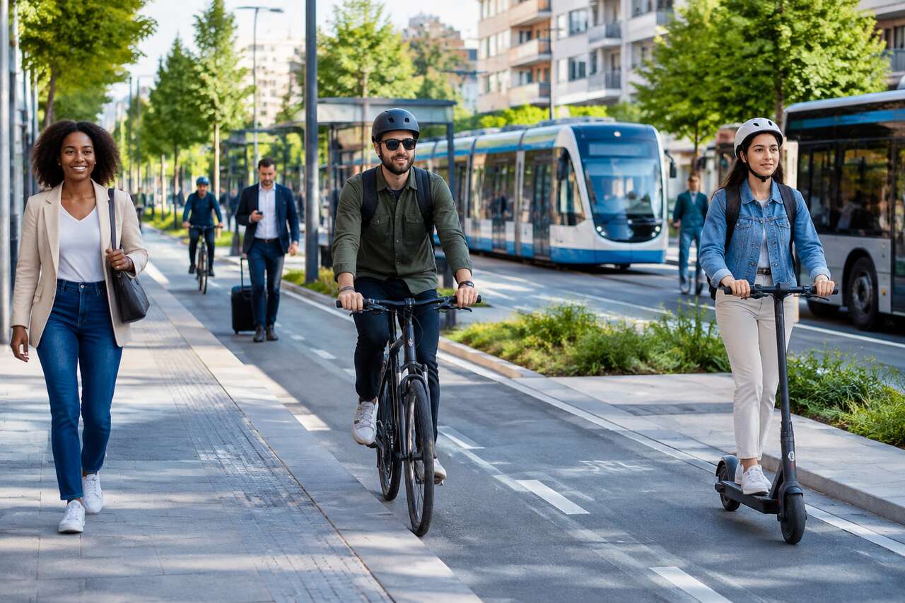 Le dernier kilomètre et les trajets en ville: marche, vélo et combinaisons Le dernier kilomètre et les trajets en ville: marche, vélo et combinaisons