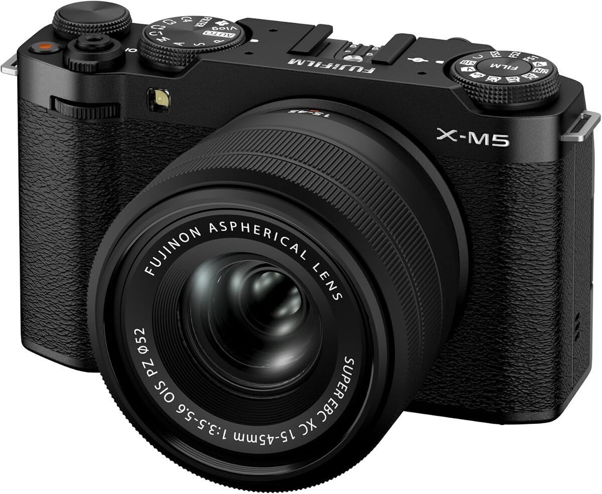 Test du Fujifilm X-M5 noir avec kit 15-45mm