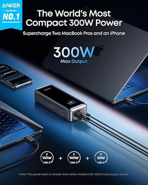 Découvrez notre test complet du bundle Anker : batterie externe 26250mAh 300W et câble USB-C. Performance, autonomie et fiabilité analysées en détail. 