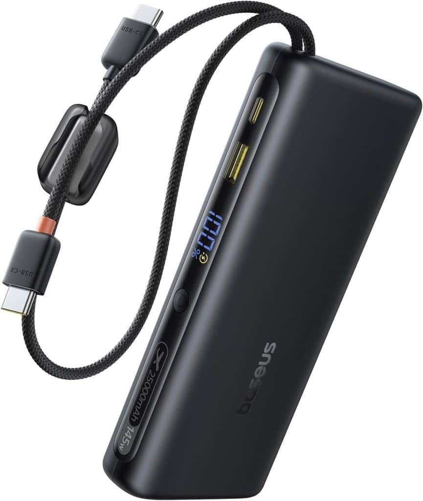 Test de la batterie externe Baseus FC41 145 W 25000 mAh