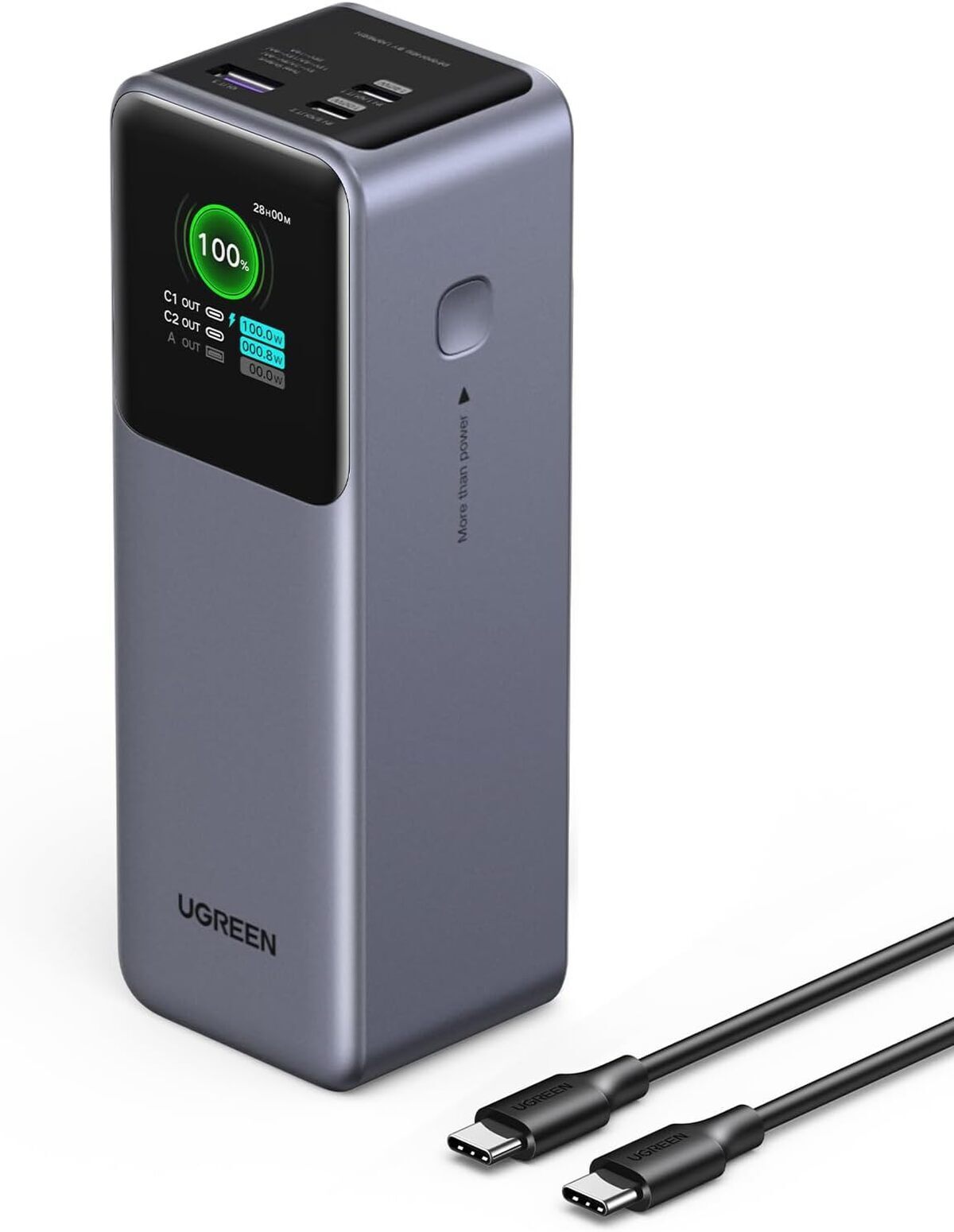 Test de la batterie externe UGREEN Nexode Pro 200W : puissance et charge rapide